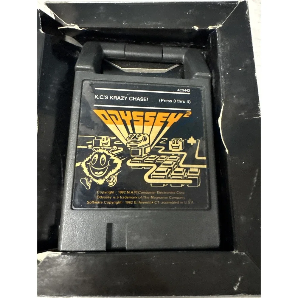 1982 Magnavox Odyssey 2 KC's Krazy Chase‎ CIB Rare